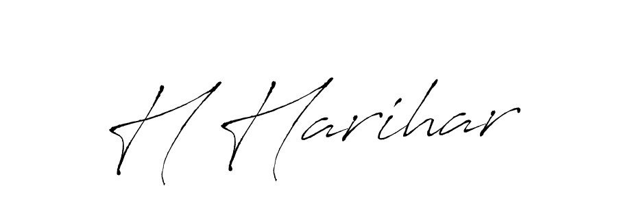 Similarly Antro_Vectra is the best handwritten signature design. Signature creator online .You can use it as an online autograph creator for name H Harihar. H Harihar signature style 6 images and pictures png