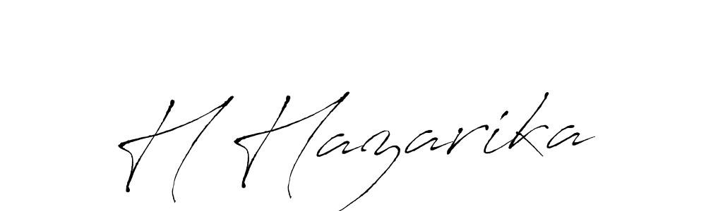 Also we have H Hazarika name is the best signature style. Create professional handwritten signature collection using Antro_Vectra autograph style. H Hazarika signature style 6 images and pictures png