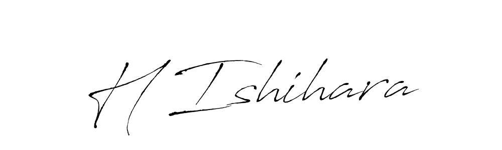 It looks lik you need a new signature style for name H Ishihara. Design unique handwritten (Antro_Vectra) signature with our free signature maker in just a few clicks. H Ishihara signature style 6 images and pictures png