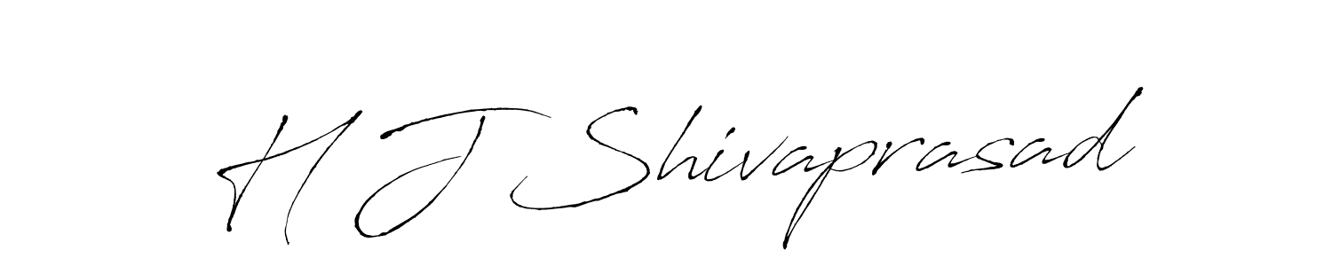 Antro_Vectra is a professional signature style that is perfect for those who want to add a touch of class to their signature. It is also a great choice for those who want to make their signature more unique. Get H J Shivaprasad name to fancy signature for free. H J Shivaprasad signature style 6 images and pictures png
