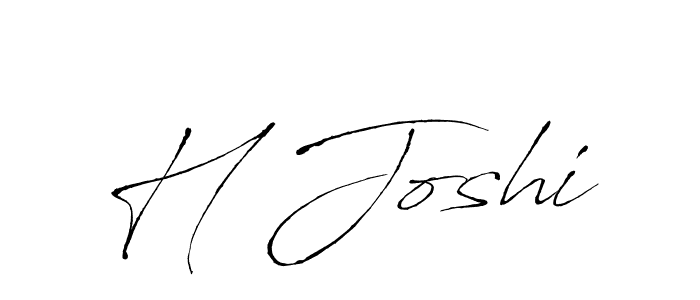 How to make H Joshi name signature. Use Antro_Vectra style for creating short signs online. This is the latest handwritten sign. H Joshi signature style 6 images and pictures png