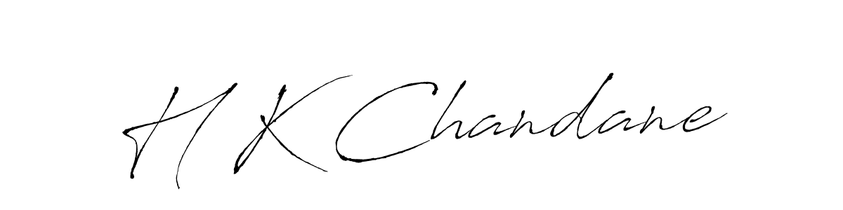 if you are searching for the best signature style for your name H K Chandane. so please give up your signature search. here we have designed multiple signature styles  using Antro_Vectra. H K Chandane signature style 6 images and pictures png