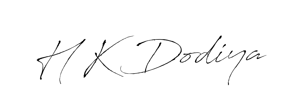 You should practise on your own different ways (Antro_Vectra) to write your name (H K Dodiya) in signature. don't let someone else do it for you. H K Dodiya signature style 6 images and pictures png
