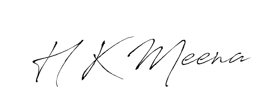 Also we have H K Meena name is the best signature style. Create professional handwritten signature collection using Antro_Vectra autograph style. H K Meena signature style 6 images and pictures png