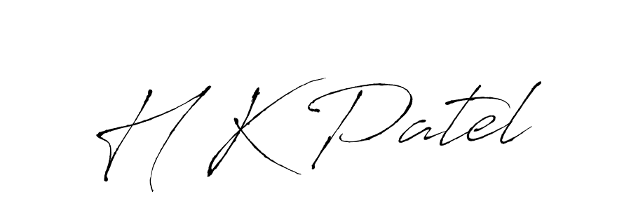 Make a beautiful signature design for name H K Patel. Use this online signature maker to create a handwritten signature for free. H K Patel signature style 6 images and pictures png