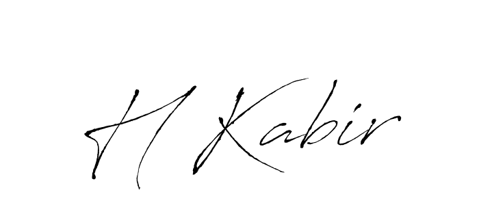 You should practise on your own different ways (Antro_Vectra) to write your name (H Kabir) in signature. don't let someone else do it for you. H Kabir signature style 6 images and pictures png