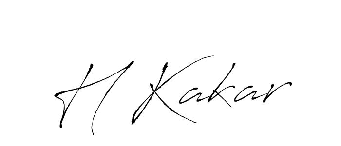 You can use this online signature creator to create a handwritten signature for the name H Kakar. This is the best online autograph maker. H Kakar signature style 6 images and pictures png