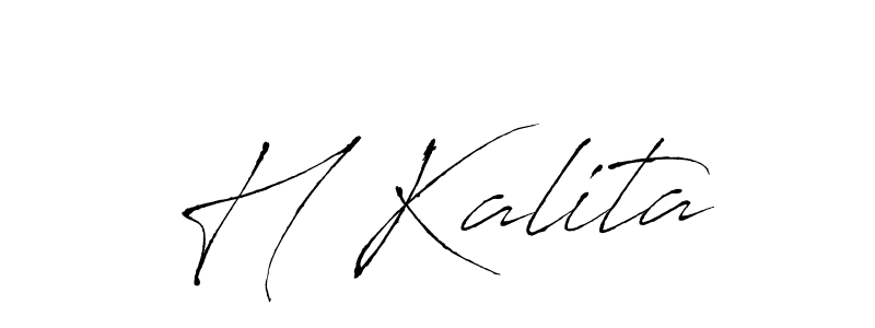How to Draw H Kalita signature style? Antro_Vectra is a latest design signature styles for name H Kalita. H Kalita signature style 6 images and pictures png