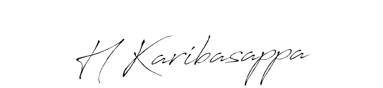 Antro_Vectra is a professional signature style that is perfect for those who want to add a touch of class to their signature. It is also a great choice for those who want to make their signature more unique. Get H Karibasappa name to fancy signature for free. H Karibasappa signature style 6 images and pictures png