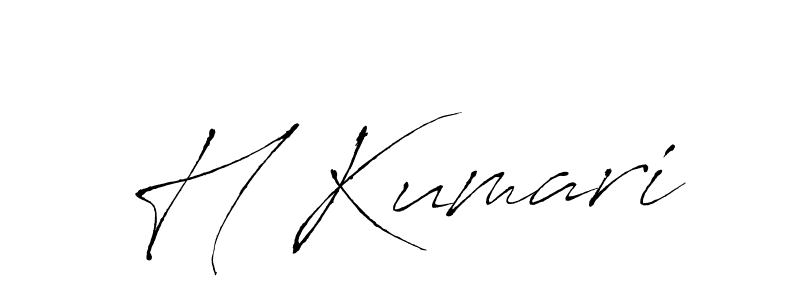 Antro_Vectra is a professional signature style that is perfect for those who want to add a touch of class to their signature. It is also a great choice for those who want to make their signature more unique. Get H Kumari name to fancy signature for free. H Kumari signature style 6 images and pictures png