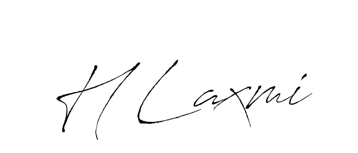 Make a beautiful signature design for name H Laxmi. Use this online signature maker to create a handwritten signature for free. H Laxmi signature style 6 images and pictures png