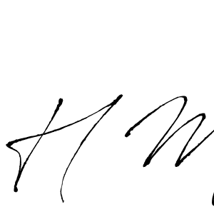 Antro_Vectra is a professional signature style that is perfect for those who want to add a touch of class to their signature. It is also a great choice for those who want to make their signature more unique. Get H M name to fancy signature for free. H M signature style 6 images and pictures png