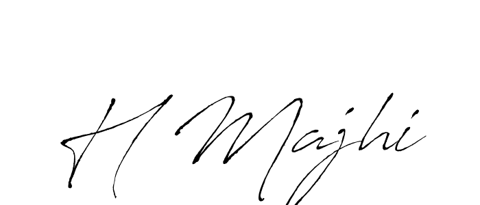 Antro_Vectra is a professional signature style that is perfect for those who want to add a touch of class to their signature. It is also a great choice for those who want to make their signature more unique. Get H Majhi name to fancy signature for free. H Majhi signature style 6 images and pictures png