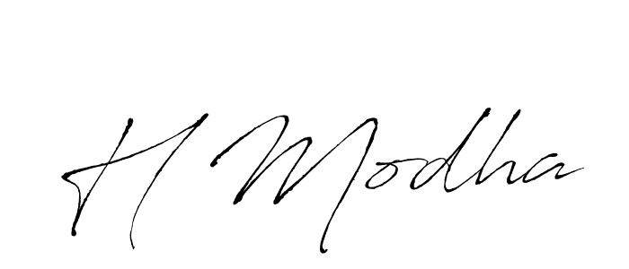 if you are searching for the best signature style for your name H Modha. so please give up your signature search. here we have designed multiple signature styles  using Antro_Vectra. H Modha signature style 6 images and pictures png