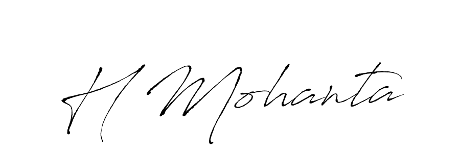 Best and Professional Signature Style for H Mohanta. Antro_Vectra Best Signature Style Collection. H Mohanta signature style 6 images and pictures png