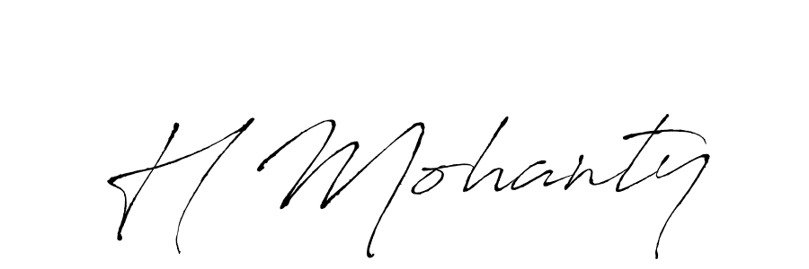 You can use this online signature creator to create a handwritten signature for the name H Mohanty. This is the best online autograph maker. H Mohanty signature style 6 images and pictures png