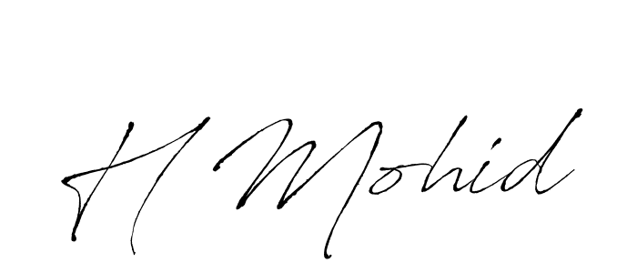 Similarly Antro_Vectra is the best handwritten signature design. Signature creator online .You can use it as an online autograph creator for name H Mohid. H Mohid signature style 6 images and pictures png