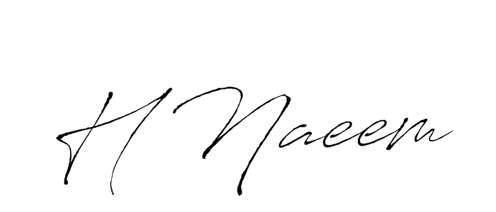 This is the best signature style for the H Naeem name. Also you like these signature font (Antro_Vectra). Mix name signature. H Naeem signature style 6 images and pictures png