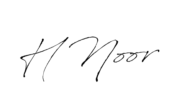 You should practise on your own different ways (Antro_Vectra) to write your name (H Noor) in signature. don't let someone else do it for you. H Noor signature style 6 images and pictures png