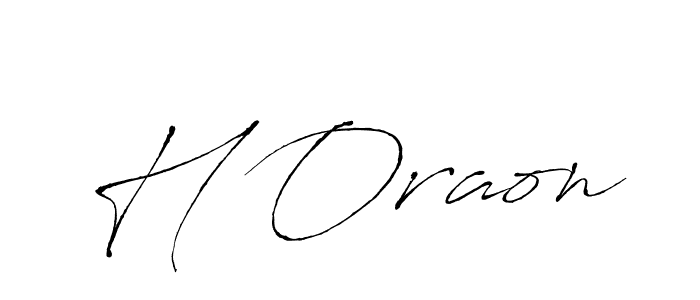 Antro_Vectra is a professional signature style that is perfect for those who want to add a touch of class to their signature. It is also a great choice for those who want to make their signature more unique. Get H Oraon name to fancy signature for free. H Oraon signature style 6 images and pictures png