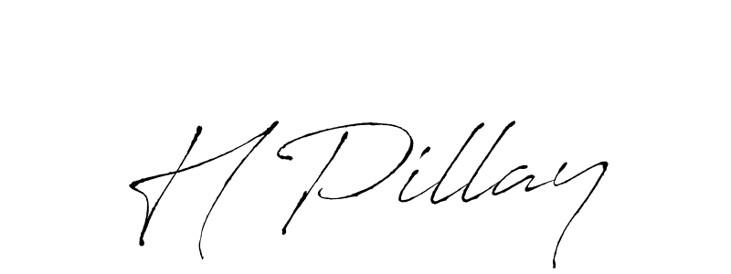 You should practise on your own different ways (Antro_Vectra) to write your name (H Pillay) in signature. don't let someone else do it for you. H Pillay signature style 6 images and pictures png