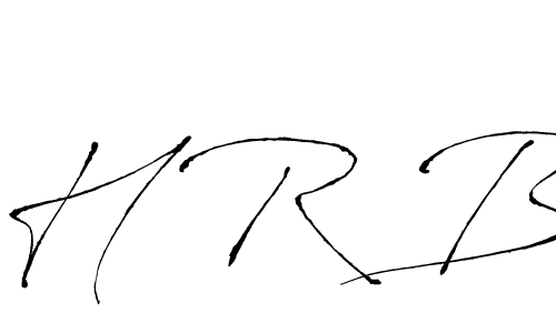 You should practise on your own different ways (Antro_Vectra) to write your name (H R B) in signature. don't let someone else do it for you. H R B signature style 6 images and pictures png