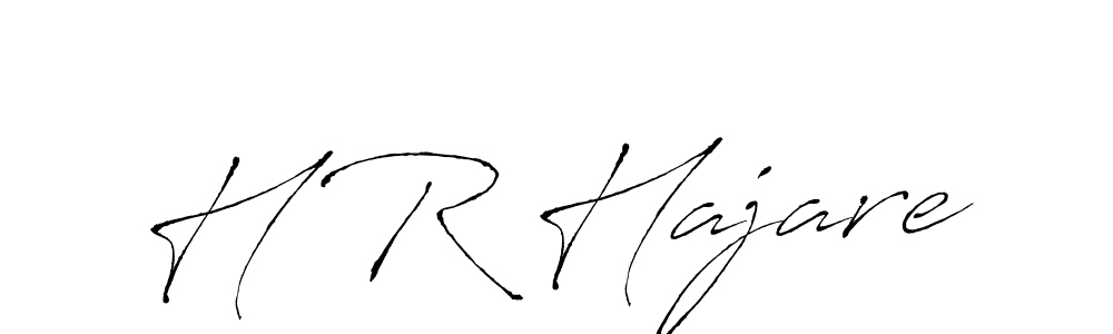 if you are searching for the best signature style for your name H R Hajare. so please give up your signature search. here we have designed multiple signature styles  using Antro_Vectra. H R Hajare signature style 6 images and pictures png