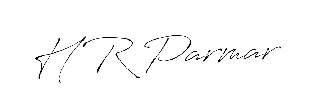 Similarly Antro_Vectra is the best handwritten signature design. Signature creator online .You can use it as an online autograph creator for name H R Parmar. H R Parmar signature style 6 images and pictures png