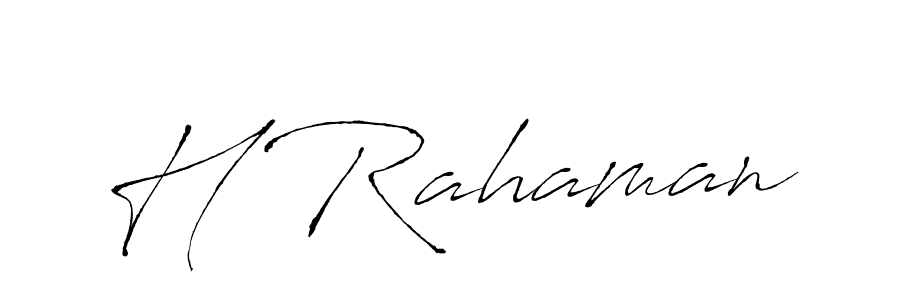 It looks lik you need a new signature style for name H Rahaman. Design unique handwritten (Antro_Vectra) signature with our free signature maker in just a few clicks. H Rahaman signature style 6 images and pictures png