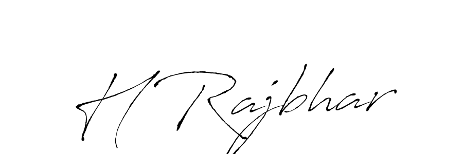 You can use this online signature creator to create a handwritten signature for the name H Rajbhar. This is the best online autograph maker. H Rajbhar signature style 6 images and pictures png