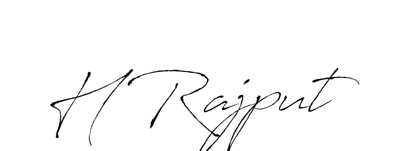 Similarly Antro_Vectra is the best handwritten signature design. Signature creator online .You can use it as an online autograph creator for name H Rajput. H Rajput signature style 6 images and pictures png