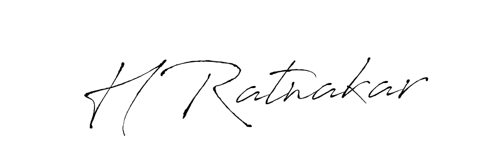 Best and Professional Signature Style for H Ratnakar. Antro_Vectra Best Signature Style Collection. H Ratnakar signature style 6 images and pictures png