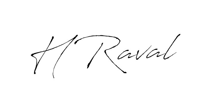 Also You can easily find your signature by using the search form. We will create H Raval name handwritten signature images for you free of cost using Antro_Vectra sign style. H Raval signature style 6 images and pictures png