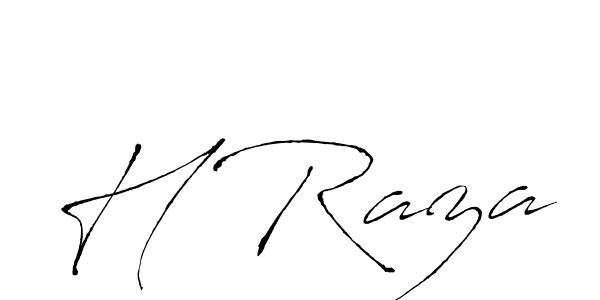 How to make H Raza signature? Antro_Vectra is a professional autograph style. Create handwritten signature for H Raza name. H Raza signature style 6 images and pictures png