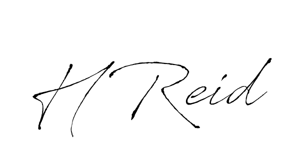 Similarly Antro_Vectra is the best handwritten signature design. Signature creator online .You can use it as an online autograph creator for name H Reid. H Reid signature style 6 images and pictures png