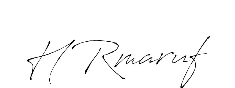 You can use this online signature creator to create a handwritten signature for the name H Rmaruf. This is the best online autograph maker. H Rmaruf signature style 6 images and pictures png