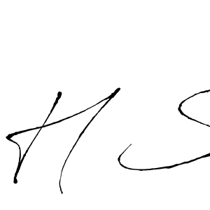 Also we have H S name is the best signature style. Create professional handwritten signature collection using Antro_Vectra autograph style. H S signature style 6 images and pictures png