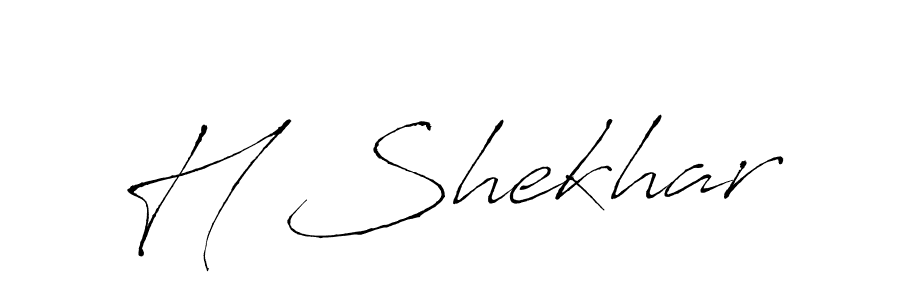 How to make H Shekhar signature? Antro_Vectra is a professional autograph style. Create handwritten signature for H Shekhar name. H Shekhar signature style 6 images and pictures png