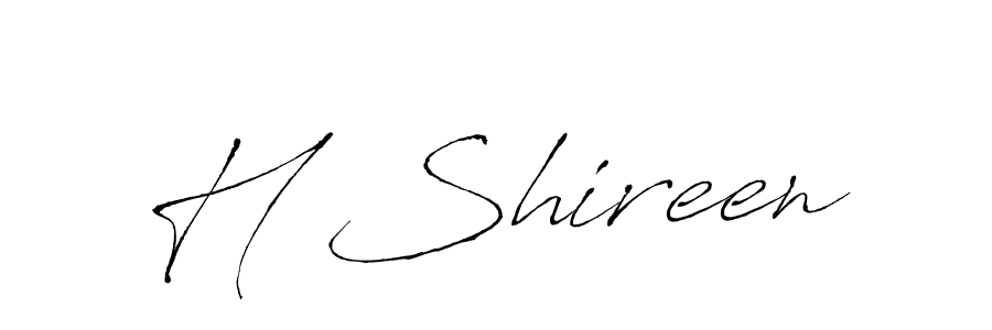 Also we have H Shireen name is the best signature style. Create professional handwritten signature collection using Antro_Vectra autograph style. H Shireen signature style 6 images and pictures png