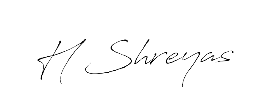 Make a beautiful signature design for name H Shreyas. Use this online signature maker to create a handwritten signature for free. H Shreyas signature style 6 images and pictures png