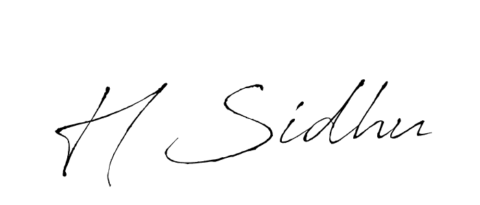 Here are the top 10 professional signature styles for the name H Sidhu. These are the best autograph styles you can use for your name. H Sidhu signature style 6 images and pictures png