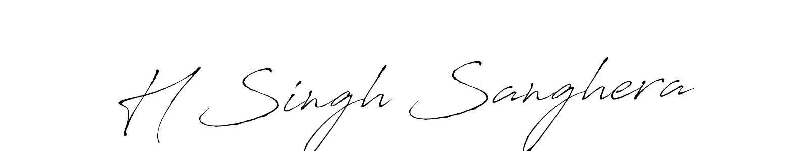 Make a beautiful signature design for name H Singh Sanghera. Use this online signature maker to create a handwritten signature for free. H Singh Sanghera signature style 6 images and pictures png