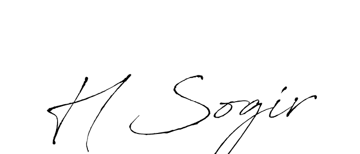 It looks lik you need a new signature style for name H Sogir. Design unique handwritten (Antro_Vectra) signature with our free signature maker in just a few clicks. H Sogir signature style 6 images and pictures png