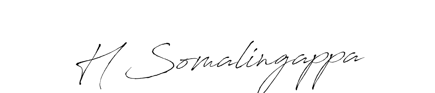 Make a beautiful signature design for name H Somalingappa. Use this online signature maker to create a handwritten signature for free. H Somalingappa signature style 6 images and pictures png