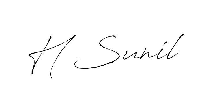 This is the best signature style for the H Sunil name. Also you like these signature font (Antro_Vectra). Mix name signature. H Sunil signature style 6 images and pictures png