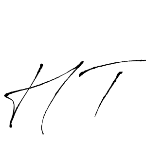 Best and Professional Signature Style for H T. Antro_Vectra Best Signature Style Collection. H T signature style 6 images and pictures png