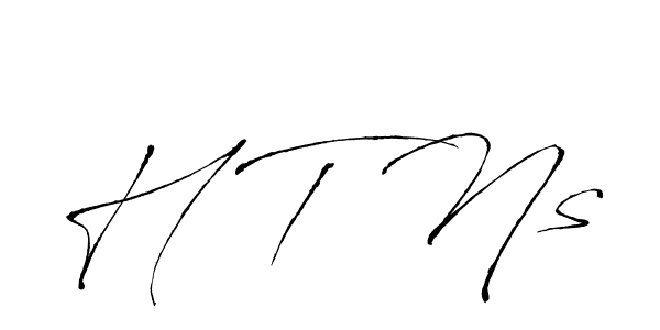 Make a beautiful signature design for name H T Ns. With this signature (Antro_Vectra) style, you can create a handwritten signature for free. H T Ns signature style 6 images and pictures png