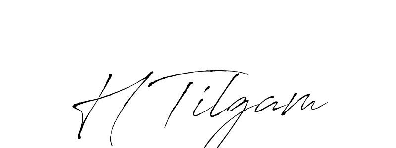 Similarly Antro_Vectra is the best handwritten signature design. Signature creator online .You can use it as an online autograph creator for name H Tilgam. H Tilgam signature style 6 images and pictures png