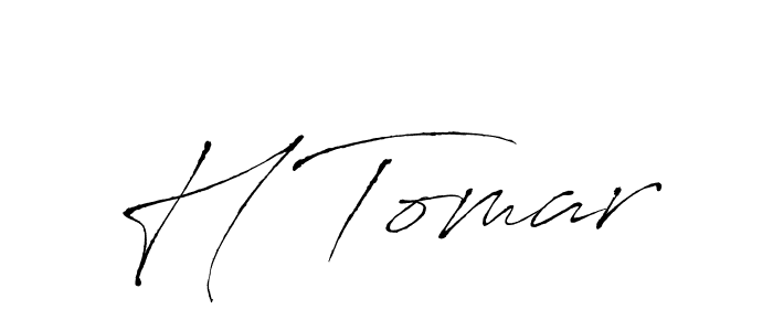 Design your own signature with our free online signature maker. With this signature software, you can create a handwritten (Antro_Vectra) signature for name H Tomar. H Tomar signature style 6 images and pictures png