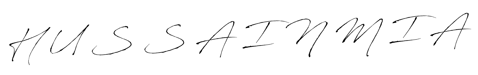 Also we have H U S S A I N M I A name is the best signature style. Create professional handwritten signature collection using Antro_Vectra autograph style. H U S S A I N M I A signature style 6 images and pictures png